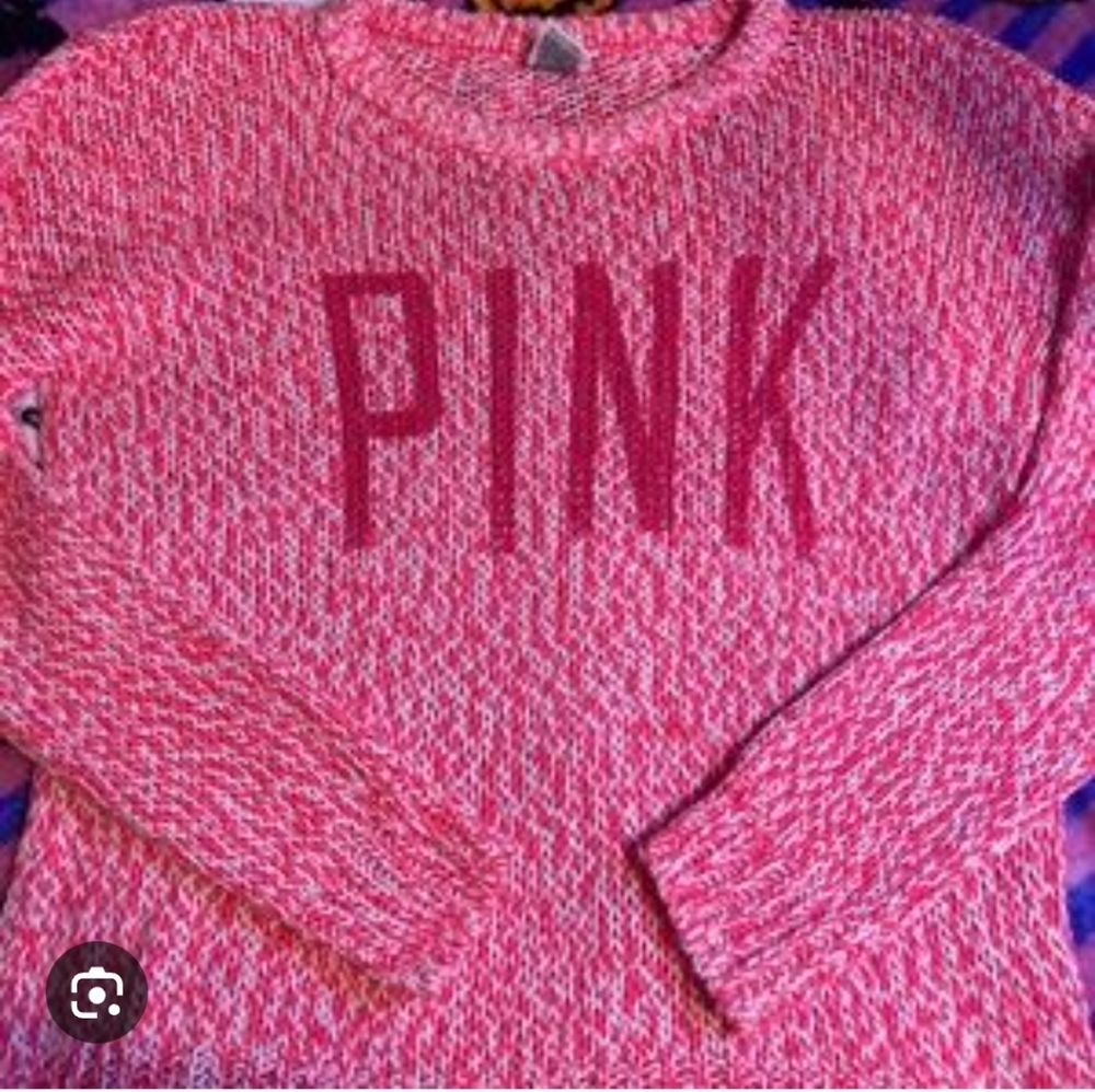 VICTORIA'S SECRET PINK Sweater Wool Mohair L